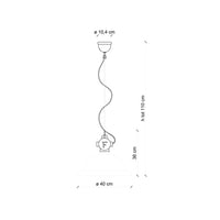 Lampadario Industrial Ferro E Ceramica Vintage Nero 1 Luce E27