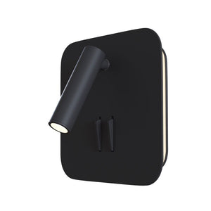 Applique Da Parete Moderno Ios 176 Alluminio Nero Luce Led Integrato 10W