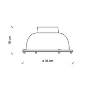 Plafoniera Industrial Ferro E Ceramica Vintage Nero 1 Luce E27