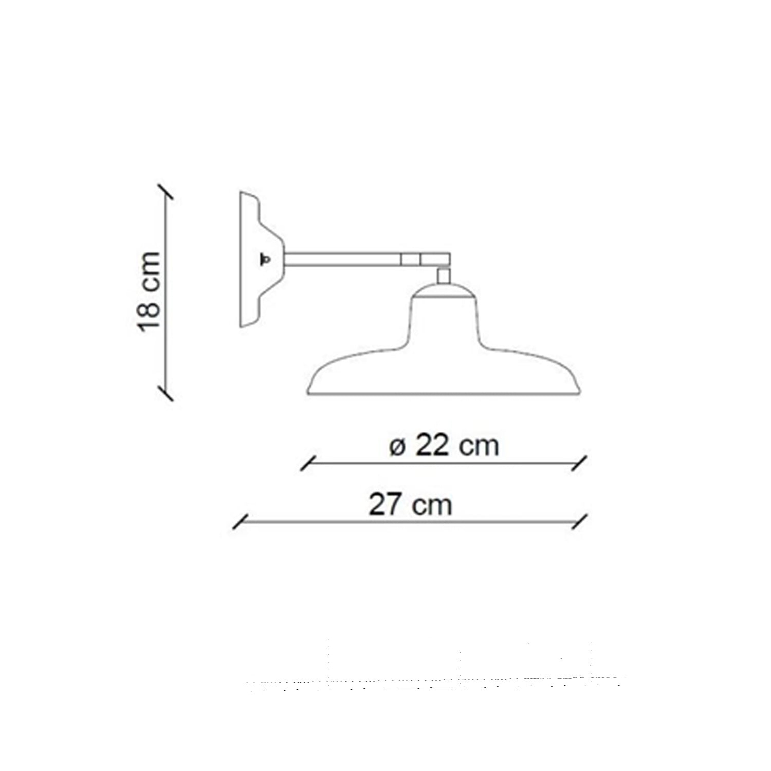 Applique Classica Como Ottone E Ceramica Bianco Decorato Filo Blu 1 Luce E14