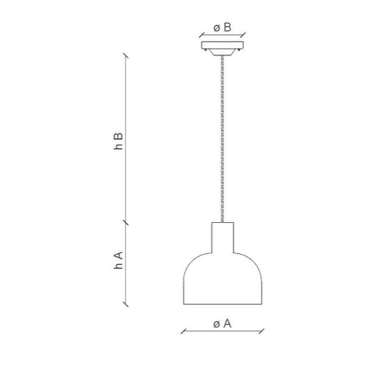 Lampadario Vintage Decò Caxixi Ceramica Rosso Corallo 1 Luce E27