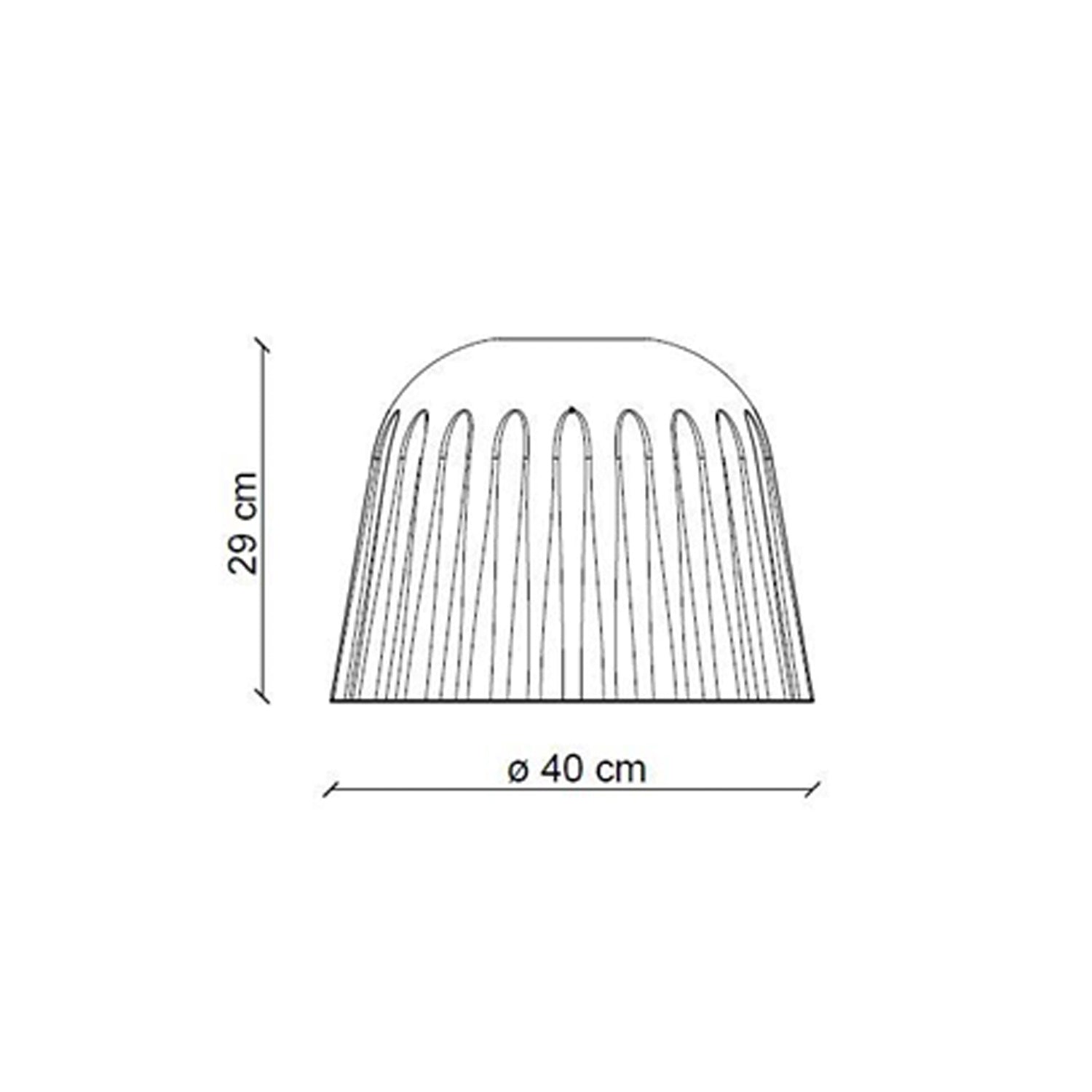 Plafoniera Piccola Vintage Decò Madame Gres Ceramica Rosa Corallo 1 Luce E27