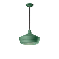 Lampadario Vintage Decò Churuata Verde Foresta 1 Luce E27