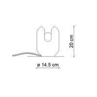 Lumetto Vintage Decò Batucada Ceramica Verde Salvia 1 Luce E27