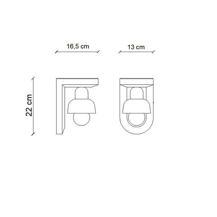 Applique Vintage Decò Berimbau Ceramica Arancio Pokè E Verde Salvia 1 Luce E27