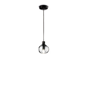 Lampadario Vintage Decò Afoxe' Alluminio Ceramica Cristallo 1 Luce E14