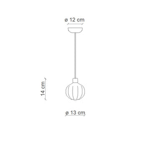 Lampadario Vintage Decò Afoxe' Alluminio Ceramica Cristallo 1 Luce E14