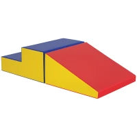 Set 7 Blocchi di Costruzioni Morbide per Bambini in schiuma, 50x50x25 cm, Multicolore