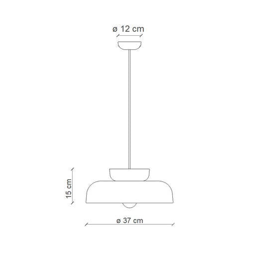 Sospensione Vintage Decò Maracana Ceramica-Vetro Blu Robot-Giallo 1 Luce E27