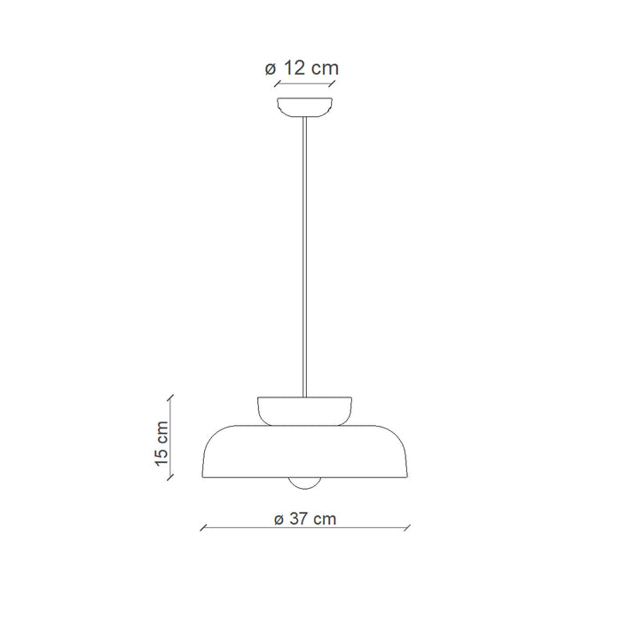 Sospensione Vintage Decò Maracana Ceramica-Vetro Blu Robot-Giallo 1 Luce E27