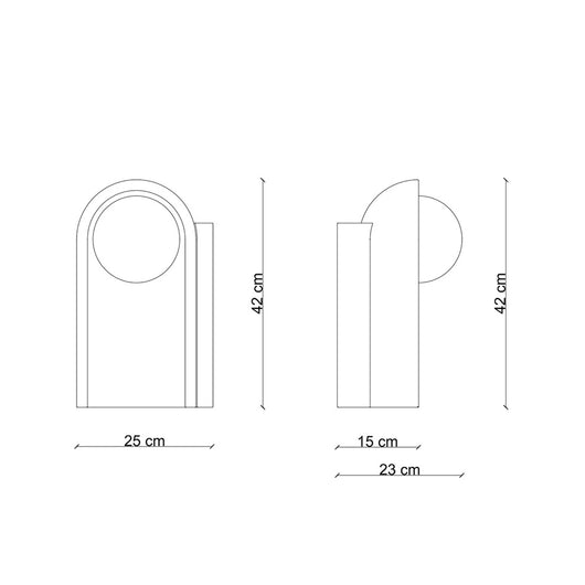 Lampada Da Scrivania Decò Cléo Ceramica Arancio Volpe E Crema 1 Luce E27