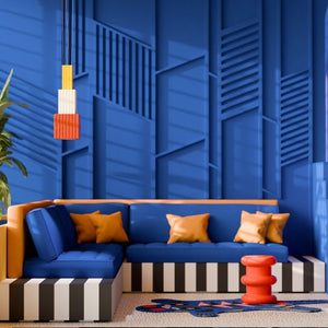 Sospensione Decò Metra Ceramica Multicolor 1 Luce G9 C2830