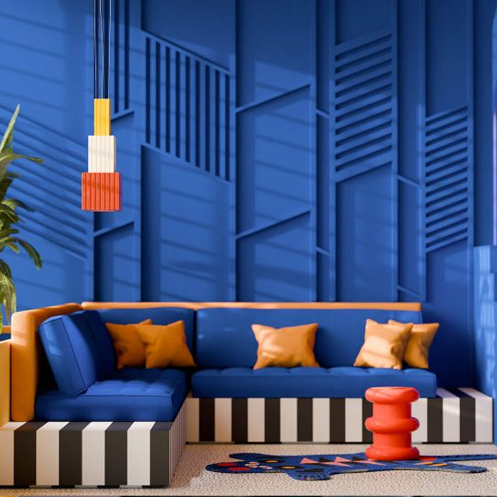 Sospensione Decò Metra Ceramica Multicolor 1 Luce G9 C2830