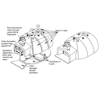 Forno legna tradizionale cottura diretta per 6/8 pizze gusto 110 super capienza