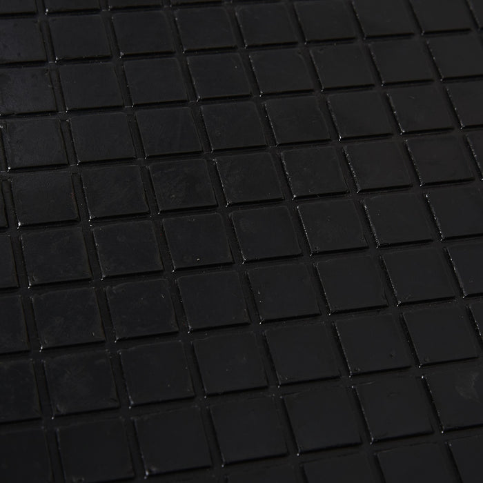 EasyComfort Cavalletto Alzamoto in Acciaio max 150kg con Superficie in Gomma e Manovella, 48x34x43 cm, Rosso