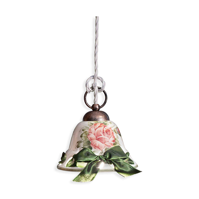 Lampadario Classico Napoli Metallo E Ceramica Nero Sfumato Rame 1 Luce E14