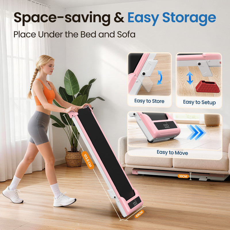 Tapis roulant elettrico con inclinazione, tappetino da passeggio 1-10 km/h con telecomando, per casa e ufficio, 3,0 HP, portata 130 kg