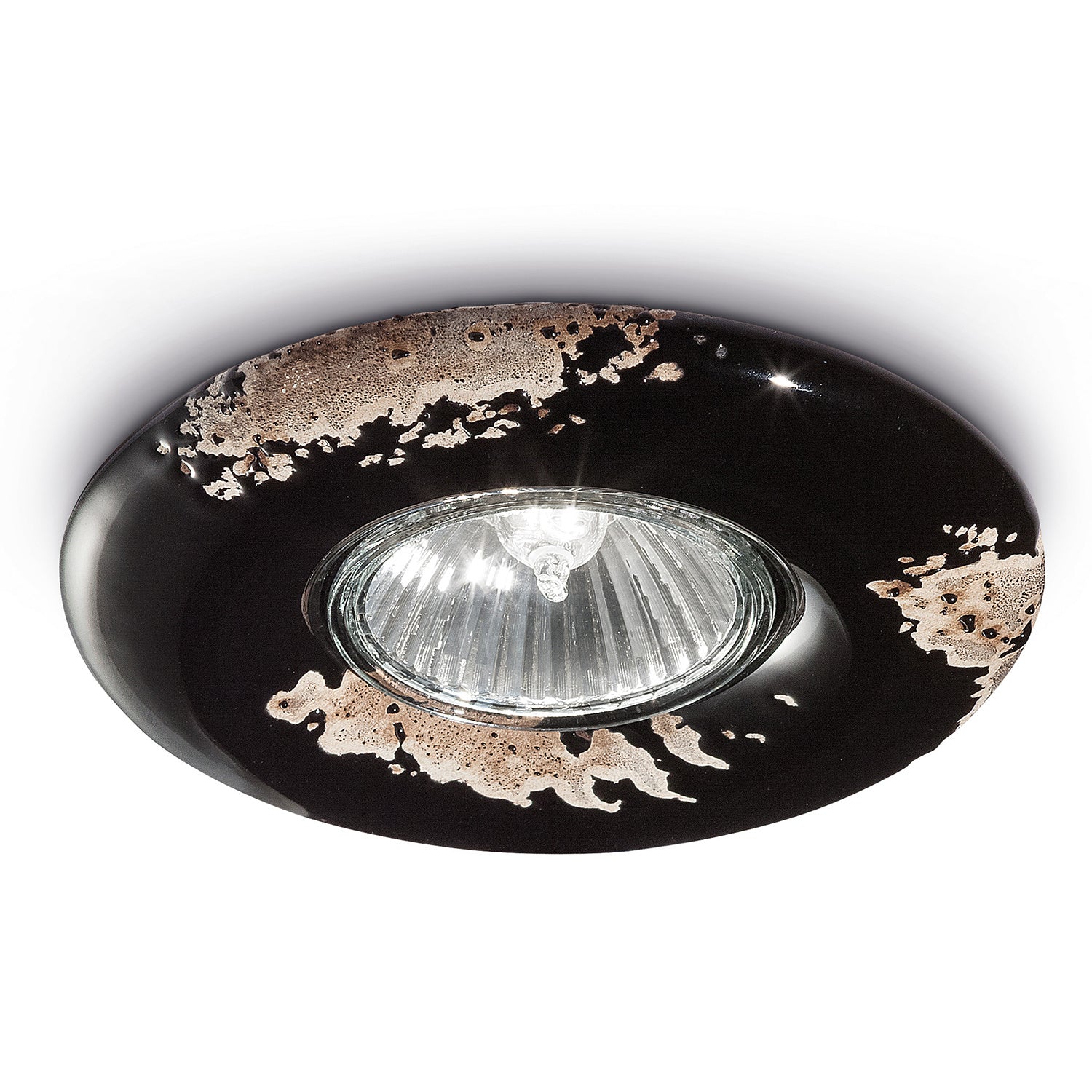 Spot Vintage Ceramica Nera 1 Luce Gu10 11Cm