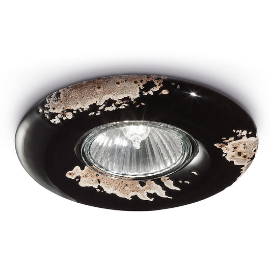 Spot Vintage Ceramica Nera 1 Luce Gu10 11Cm