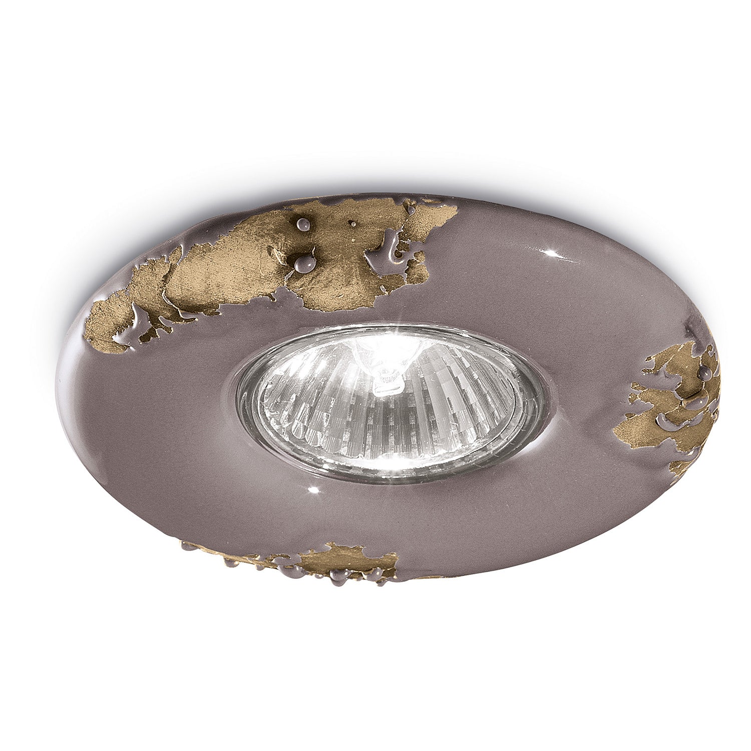 Spot Vintage Ceramica Tortora 1 Luce Gu10 11Cm