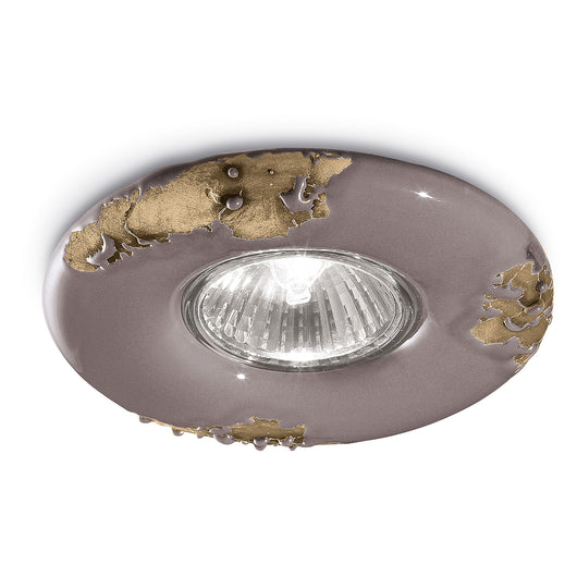 Spot Vintage Ceramica Tortora 1 Luce Gu10 11Cm