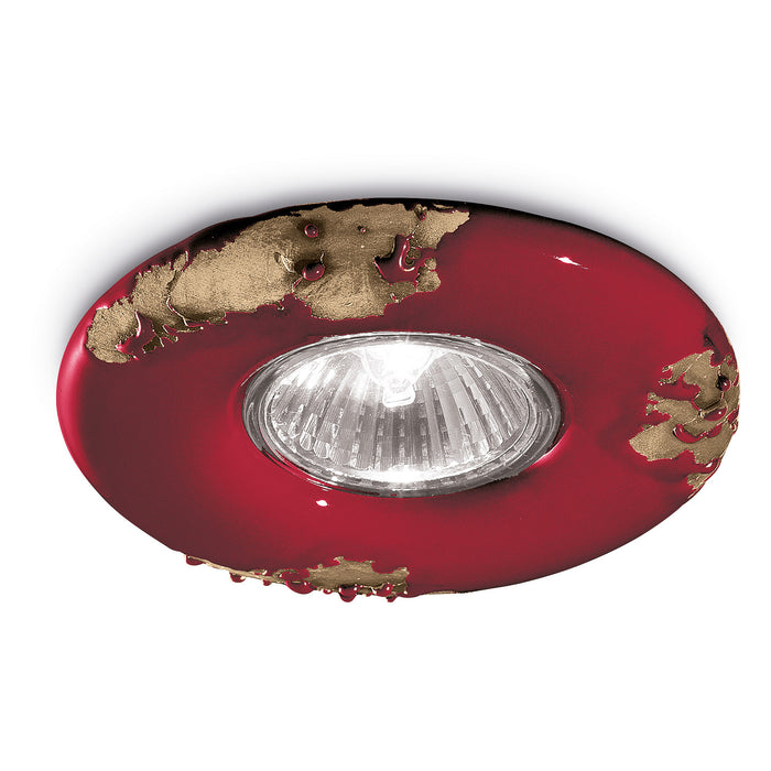 Spot Vintage Ceramica Bordeaux 1 Luce Gu10 11Cm
