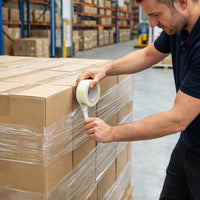 Nastro adesivo silenzioso trasparente 50mm x 66mt per imballaggio