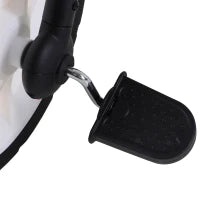 Bici Senza Pedali per Bambini da 2-5 Anni con Sellino Regolabile, Ruote Ausiliarie e Pedali, Nero