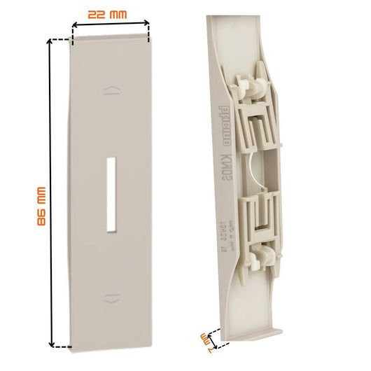 Bticino living now cover comando tapparelle compatibile k4027 *** colore sabbia, confezione 1