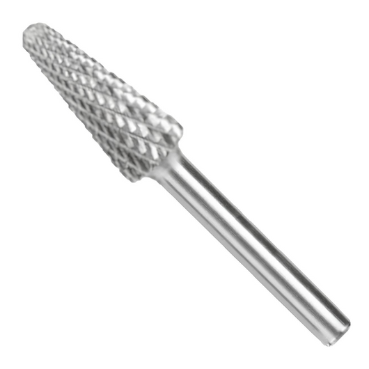 Fresa conica carburo tungsteno testa raggiata fori smussature ingco