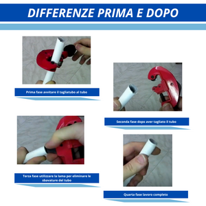 Tagliatubo per tubi in rame max 35 mm