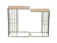 Tavolinetti Industry Coppia Cm 50.5X36X68-44X31X62