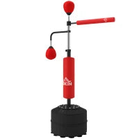 Sacco da boxe autoportante 4 in 1 88 x 50 x 160-230 cm Rosso