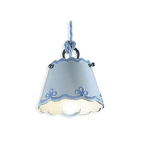 Lampadario Classico Ravenna Metallo E Ceramica Nero Sfumato Argento 1 Luce E14