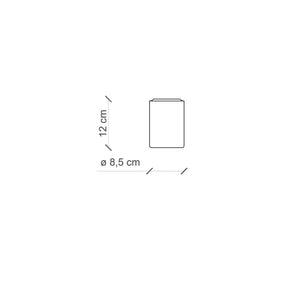 Plafoniera Vintage Decò Pi Ceramica Rosso Corallo 1 Luce E14