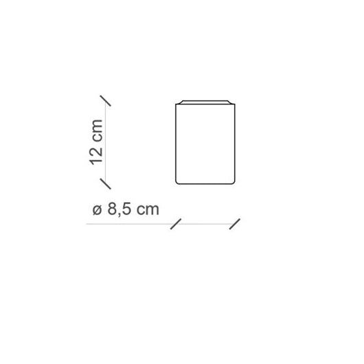 Plafoniera Vintage Ceramica Azzurra 1 Luce E14