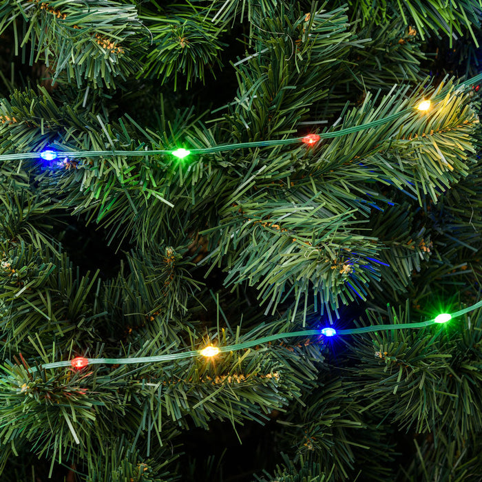 CATENA LINEARE GOCCE DI LUCI A LED SERIE 'MTL' 600 gocce l.bianca -49 mt. (45+4) -