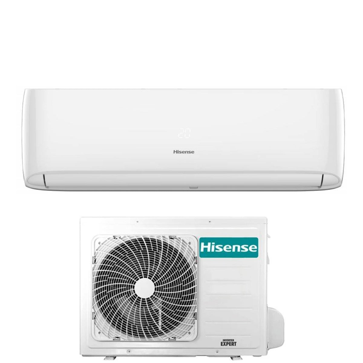 Climatizzatore Condizionatore Hisense Inverter serie EASY SMART 18000 Btu CA50XS02G + CA50XS02W R-32 Wi-Fi Optional Classe A++/A+ - NOVITA' 2023