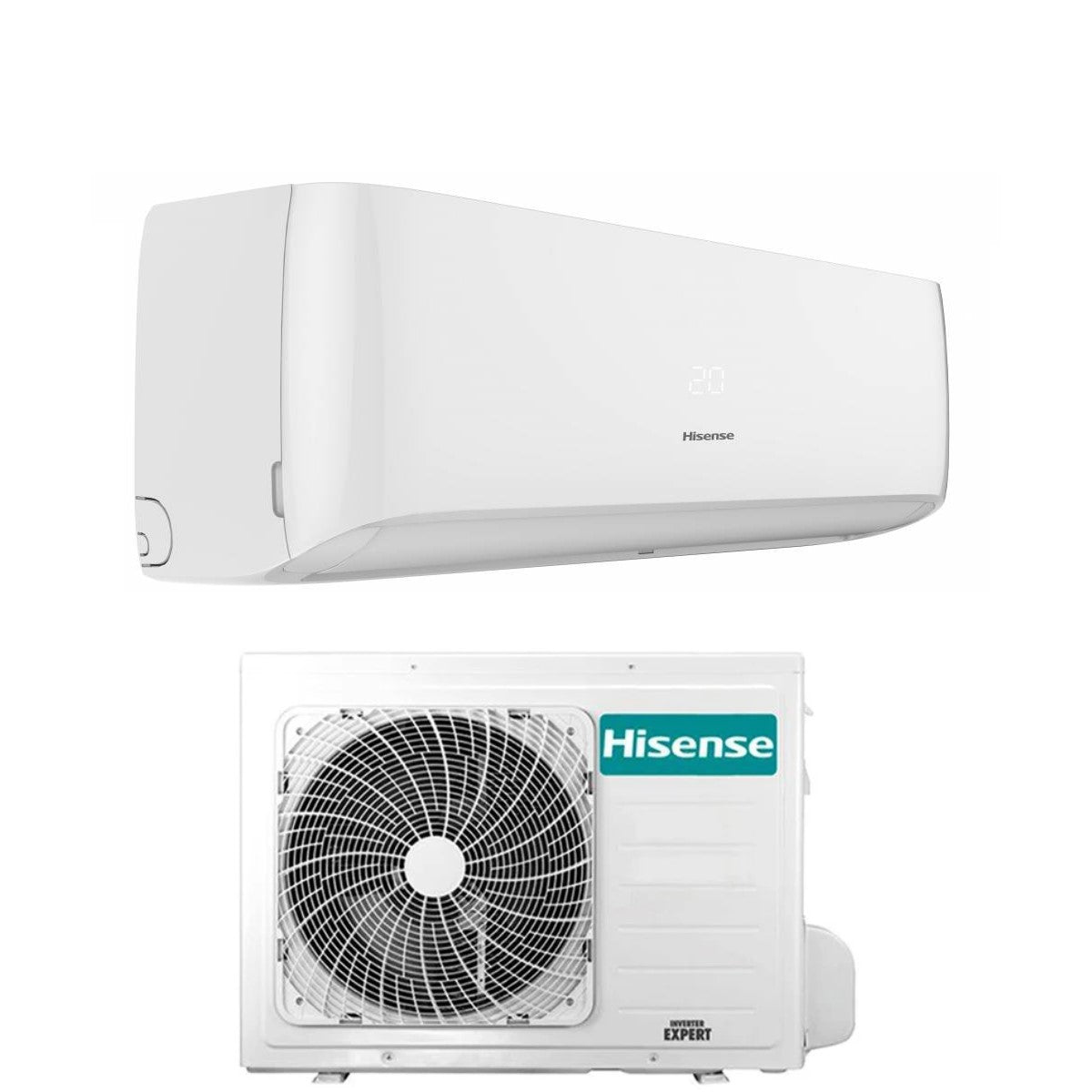 Climatizzatore Condizionatore Hisense Inverter serie EASY SMART 24000 Btu CA70BT2BG + CA70BT2BW R-32 Wi-Fi Integrato