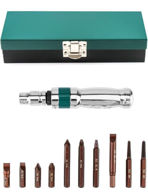 CACCIAVITE GIRAVITE IMPATTO PERCUSSIONE PUNTE REVERSIBILE CHROME VANADIUM 12PZ