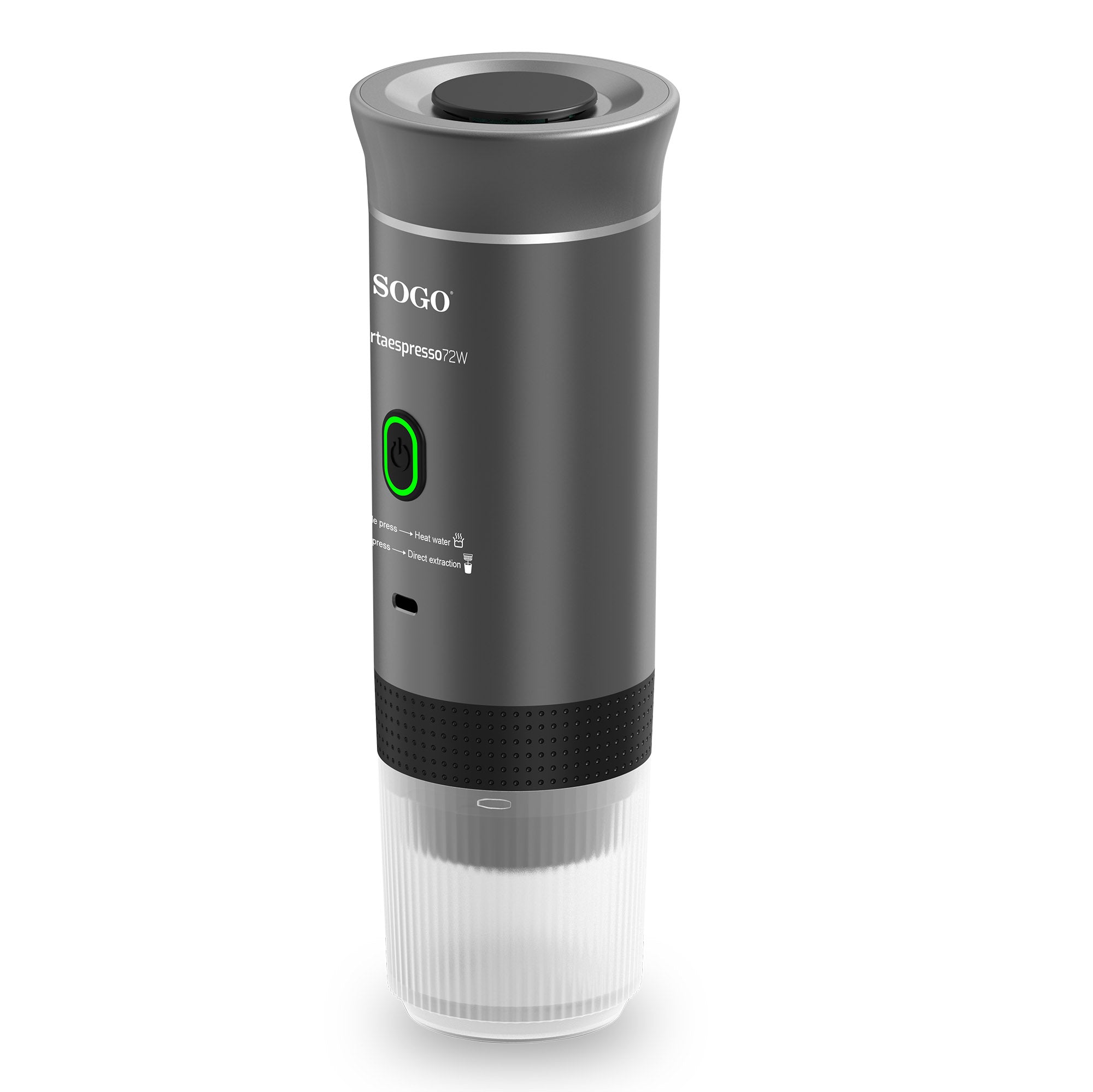 SOGO Macchina Caff? Portatile Ricaricabile 4in1 20 Bar Caldo/Freddo USB-C