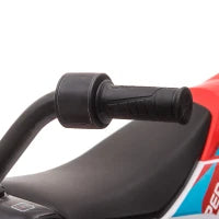 Moto da Cross Elettrica per Bambini da 3-5 Anni, Moto Elettrica per Bambini con Batteria 12V Ricaricabile e Rotelline Rimovibili, 106.5x51.5x68cm, Rosso
