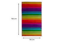 Telo Mare Jacquard Spugna Asciugamano Spiaggia Disegno Cairo - Telo Mare - Multicolor