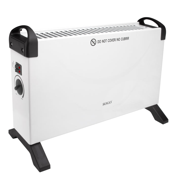 Riscaldatore a Convezione Portatile con 3 Livelli di Riscaldamento  2000W