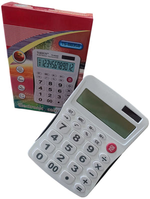 CALCOLATRICE DA TAVOLO ALIMENTAZIONE A BATTERIA 12 CIFRE TAKSUN TS-8835B