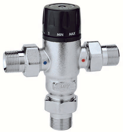Miscelatore Termostatico Anticalcare Caleffi 521500 3/4" Regolabile 30-65°C