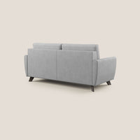 Divano Letto 2 Posti 168x97x96 cm in Tessuto Grigio Chiaro
