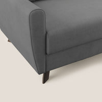 Divano Letto 3 Posti 188x97x96 cm in Tessuto Grigio