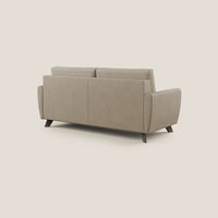 Divano Letto 3 Posti 208x97x96 cm in Tessuto Beige