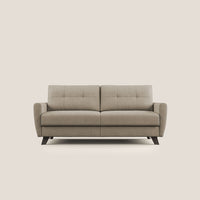 Divano Letto 2 Posti 168x97x96 cm in Tessuto Beige